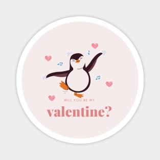 Pinguin valentine day Magnet